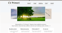 Desktop Screenshot of cvprimeri.com