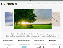 Tablet Screenshot of cvprimeri.com